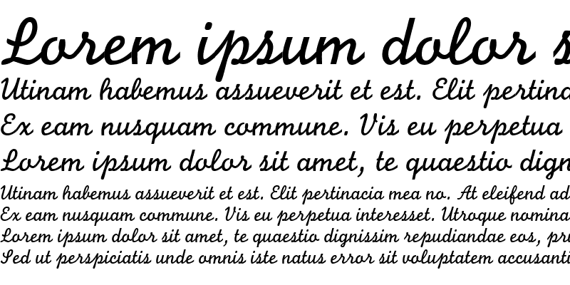 Sample of Monoline Script MT Italic