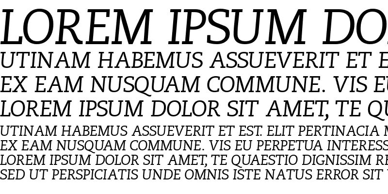 Sample of MonologueCapsSSK Italic