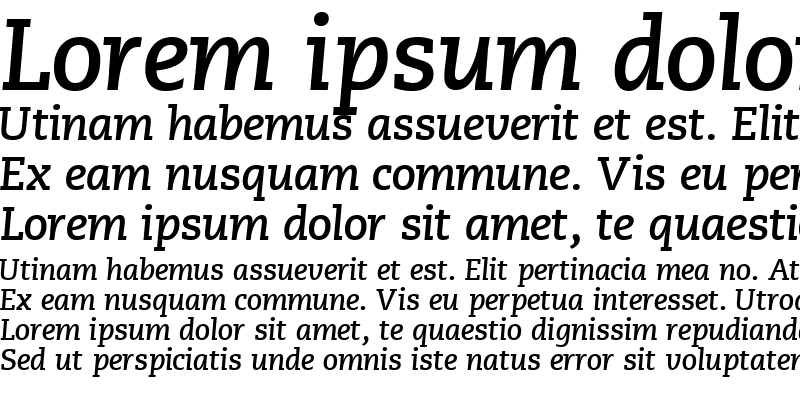 Sample of MonologueSSK Bold Italic