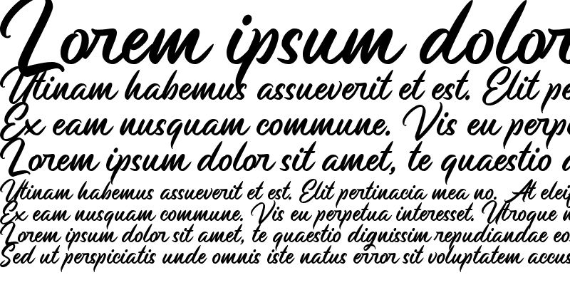 Sample of Monopola Script