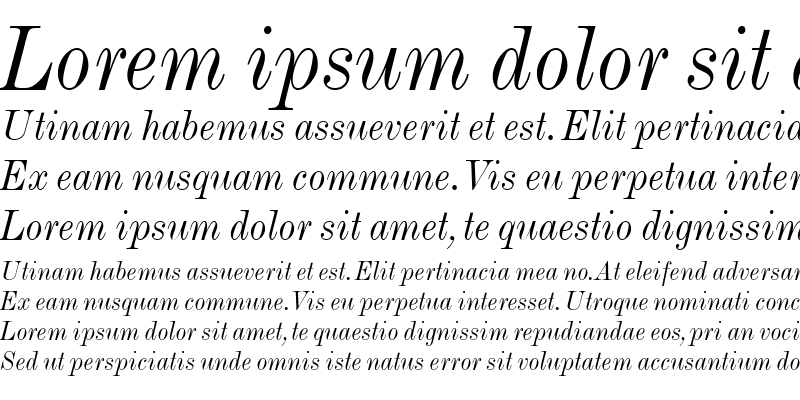 Sample of MonotypeModern-Condensed