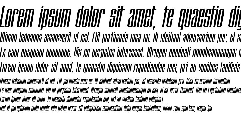 Sample of Montblanc Italic