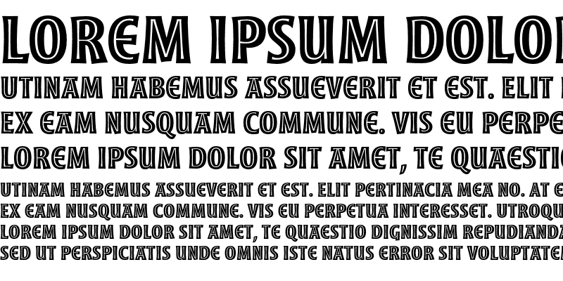 Sample of Moonglow Bold Condensed