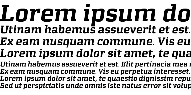 Sample of MorganAvec Lining Bold Italic