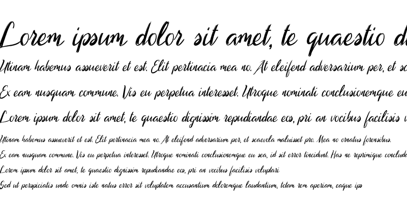 Sample of Morigana Regular