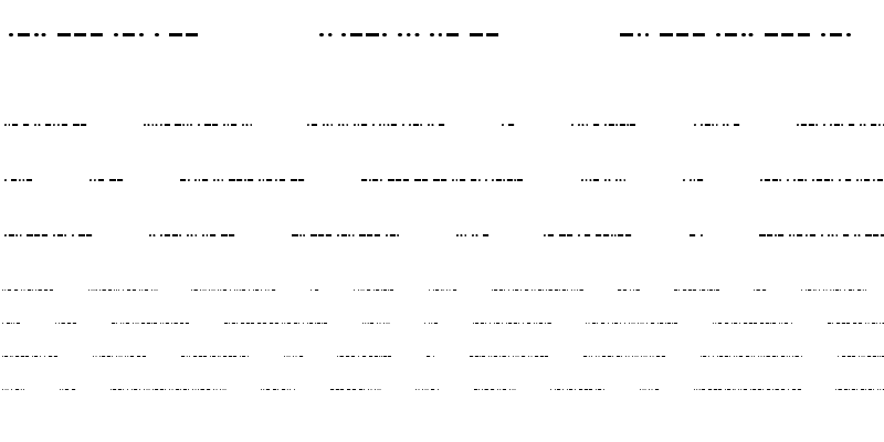 Sample of Morse Code Regular