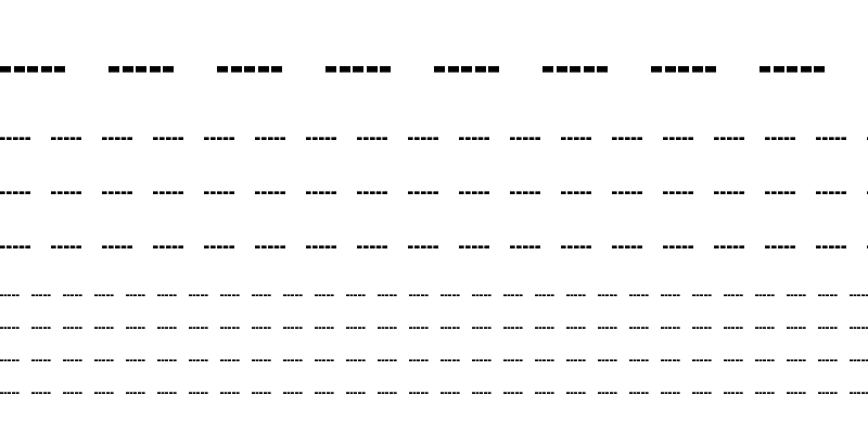 Sample of MorseCode Regular