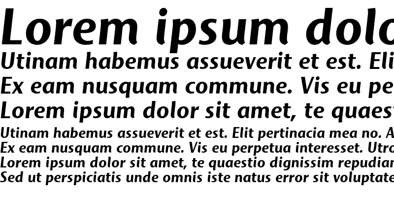 Sample of Mosquito Std Bold Italic