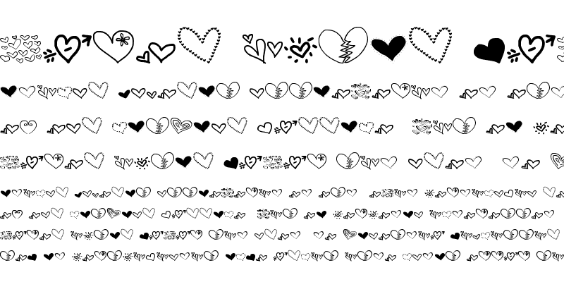 Sample of MTF Heart Doodle
