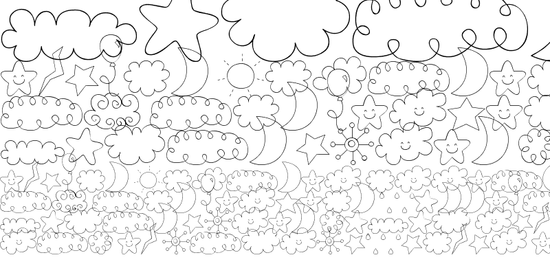 Sample of MTF Sweet Sky Dings