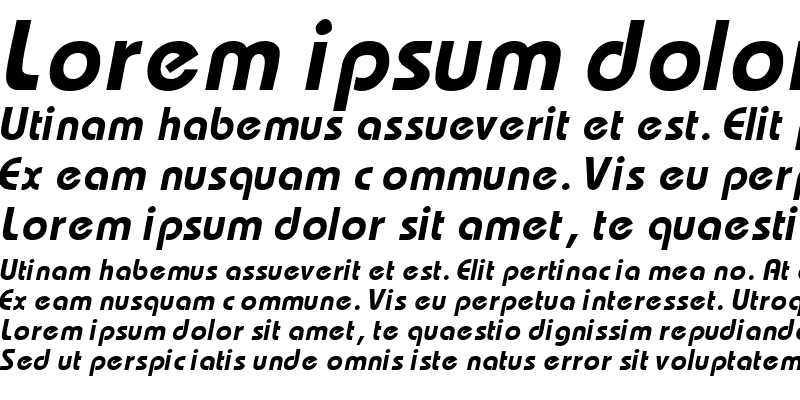 Sample of MumboSSK Bold Italic