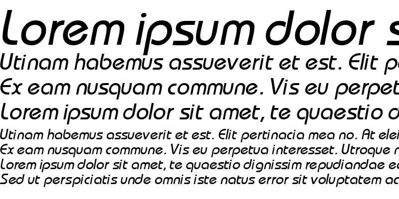 Sample of MumboSSK Italic