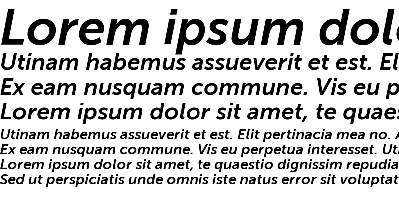 Sample of Museo Sans Cyrl 700 Italic