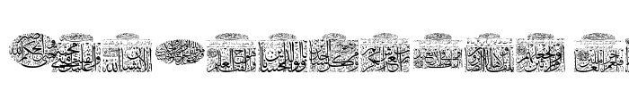 Preview of My Font Quraan 9 Regular