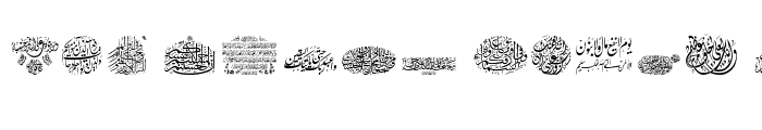 Preview of My Font Quraan Regular