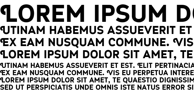 Sample of Myra 4F Caps Bold