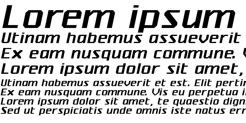 Sample of MyraloSSK Italic