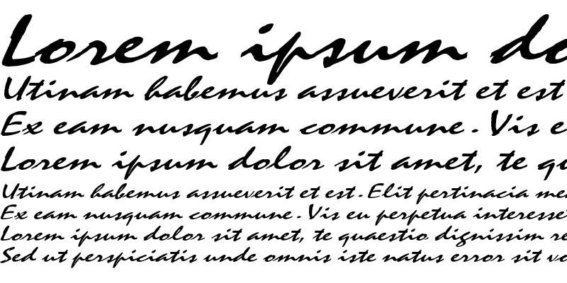Sample of Mystic Extended Italic