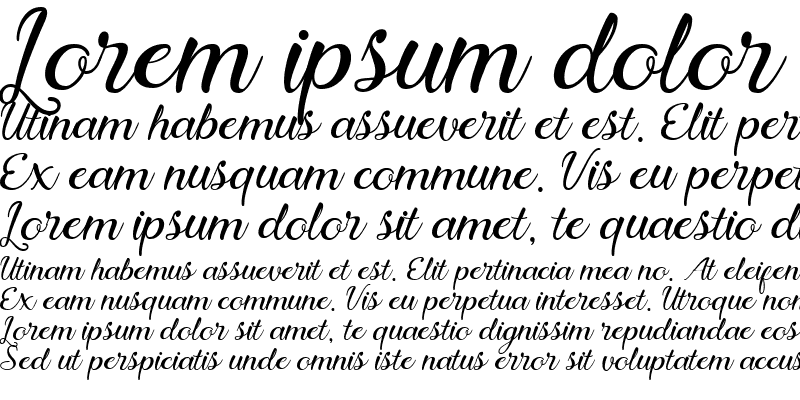 Sample of Nadhine Script