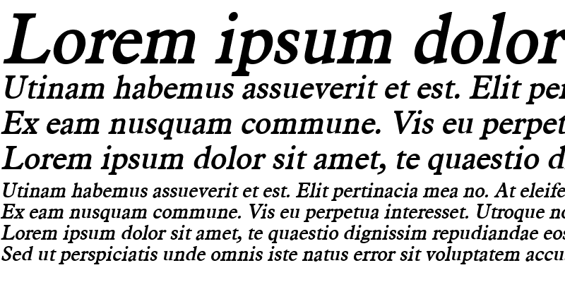 Sample of Nadine-Condensed Bold Italic