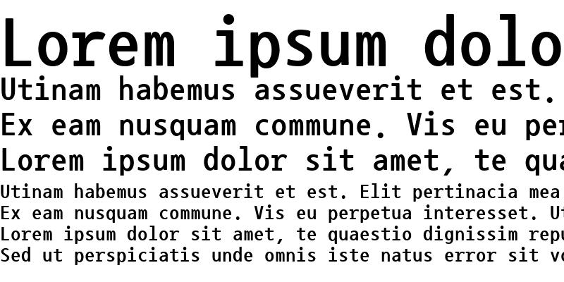 Sample of NanumGothicCoding Bold