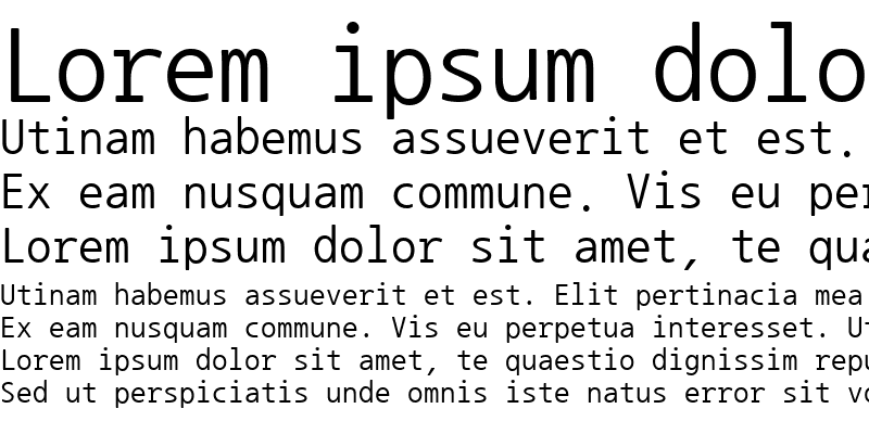 Sample of NanumGothicCoding