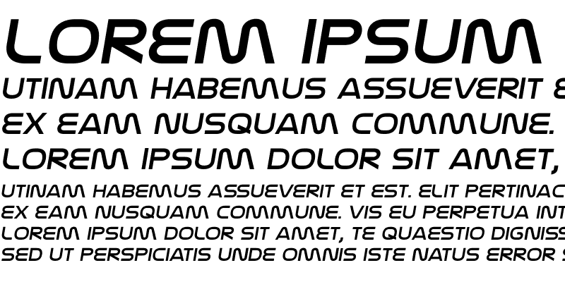 Sample of Nasalization Extended Italic