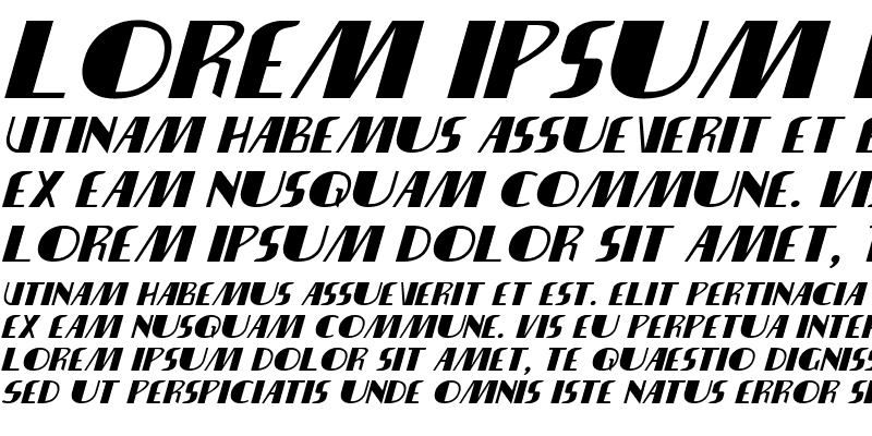 Sample of Nathan Brazil Expanded Italic Expanded Italic
