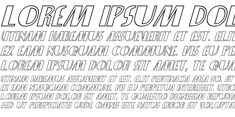 Sample of Nathan Brazil Shadow Italic Italic