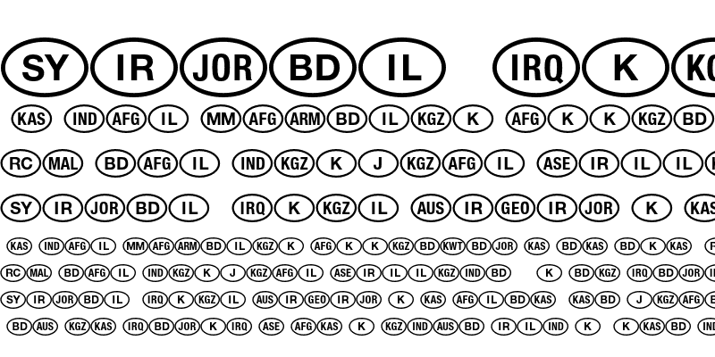 Sample of NationalCodes Asia Plus