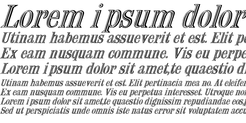 Sample of Nauert-Italic