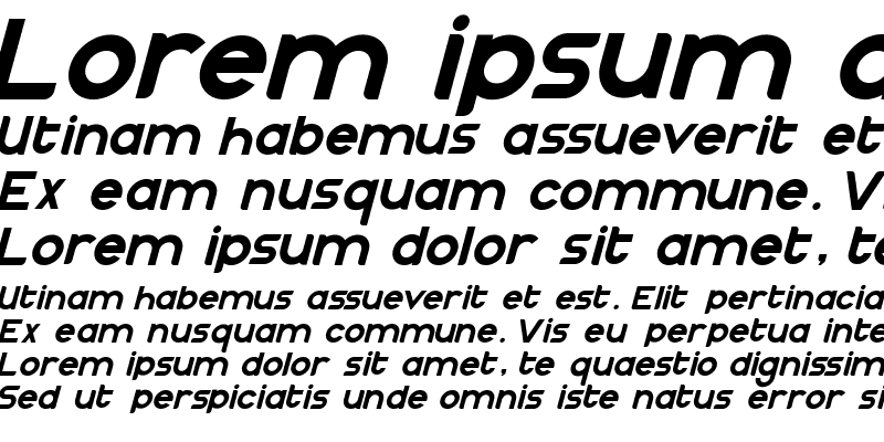 Sample of Nazegul Italic