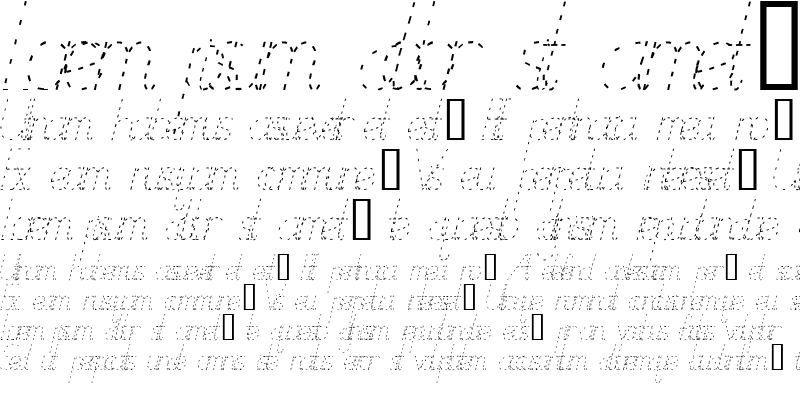 Sample of NealFont