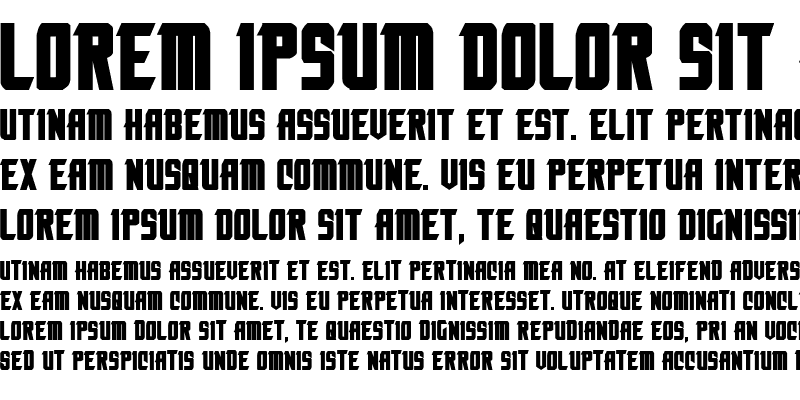 Sample of Nemesis Enforcer Bold Expanded Bold