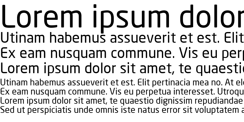 Sample of Neo Sans