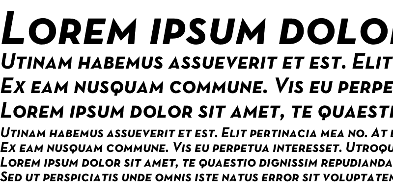 Sample of Neutra Text Bold SC Italic Alt
