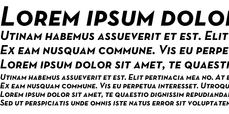 Sample of Neutra Text Bold SC Italic