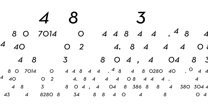 Sample of Neutra Text Book Italic Frac