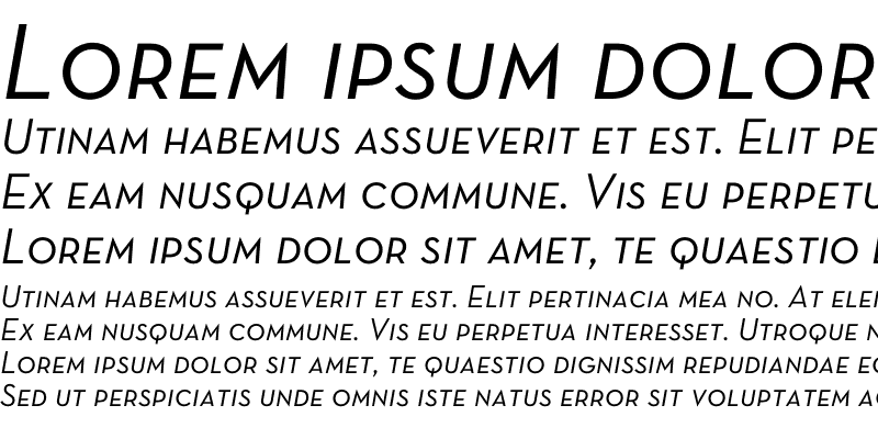 Sample of Neutra Text Book SC Italic Alt