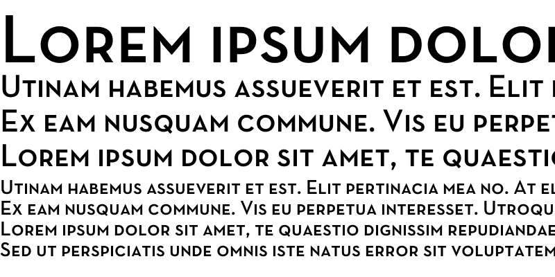 Sample of Neutra Text Demi SC