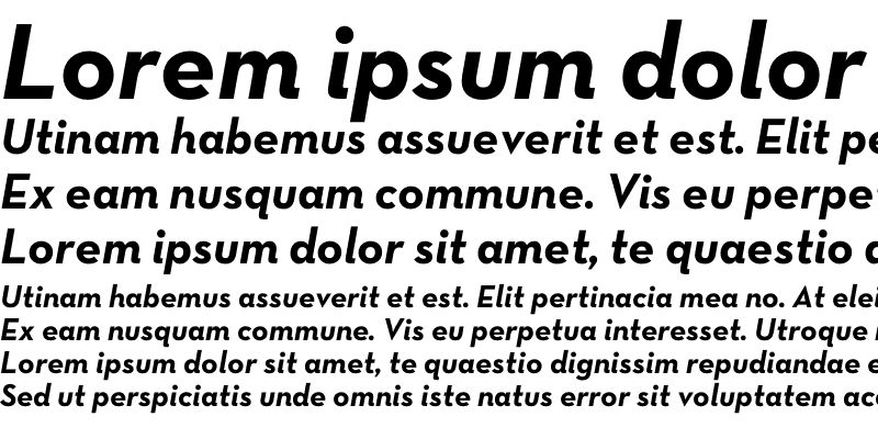 Sample of Neutra Text TF Bold Italic Alt