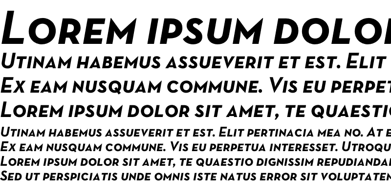 Sample of Neutra Text TF Bold SC Italic