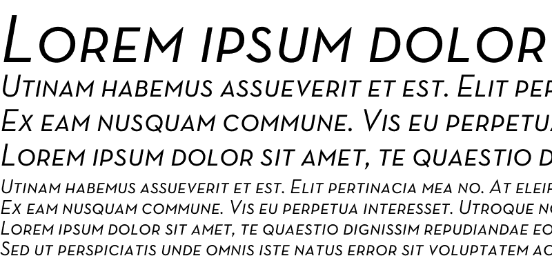 Sample of Neutra Text TF Book SC Italic