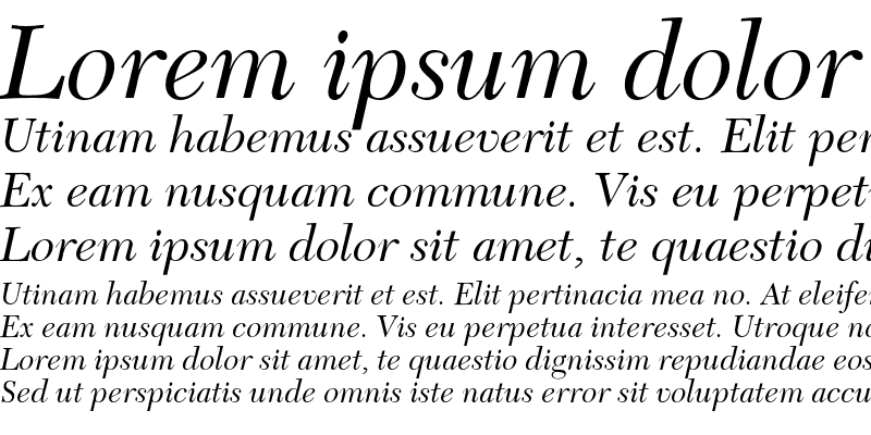 Sample of New Caledonia Old Style Figures Italic