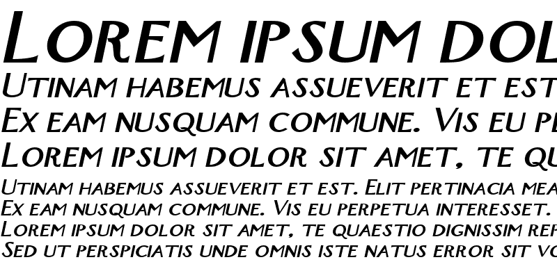 Sample of New-York-Extended Bold Italic