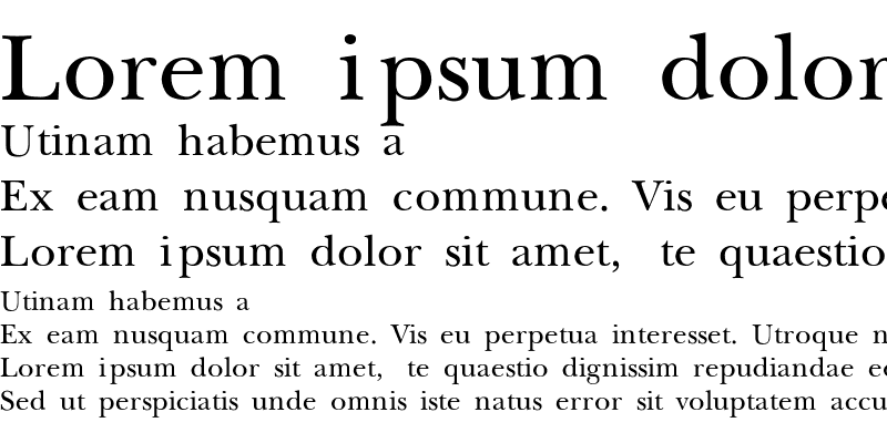 Sample of NewBaskerville-Light