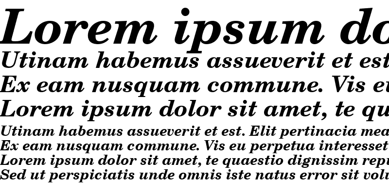 Sample of NewCenturySchlbk CE Bold Italic