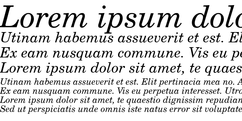 Sample of NewCenturySchlbk-Italic Regular