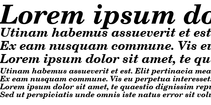 Sample of NewCenturySchlbk LT Bold Italic
