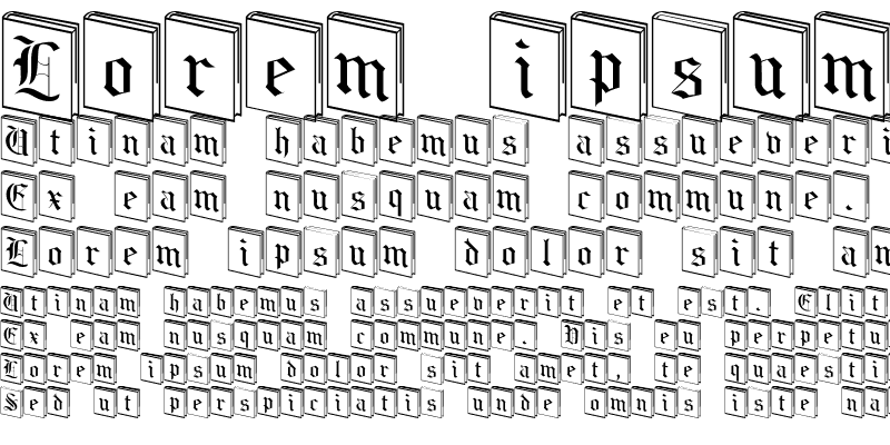 Sample of NewLibrary Italic